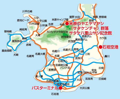 佐竹利彦椰子記念館へのアクセス