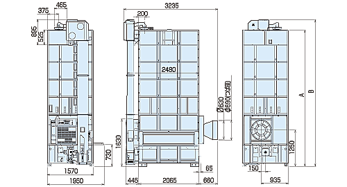 SDR30-50AM本体寸法