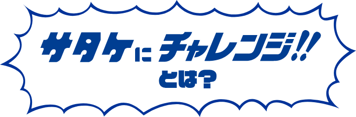 「サタケにチャレンジ!!」とは？