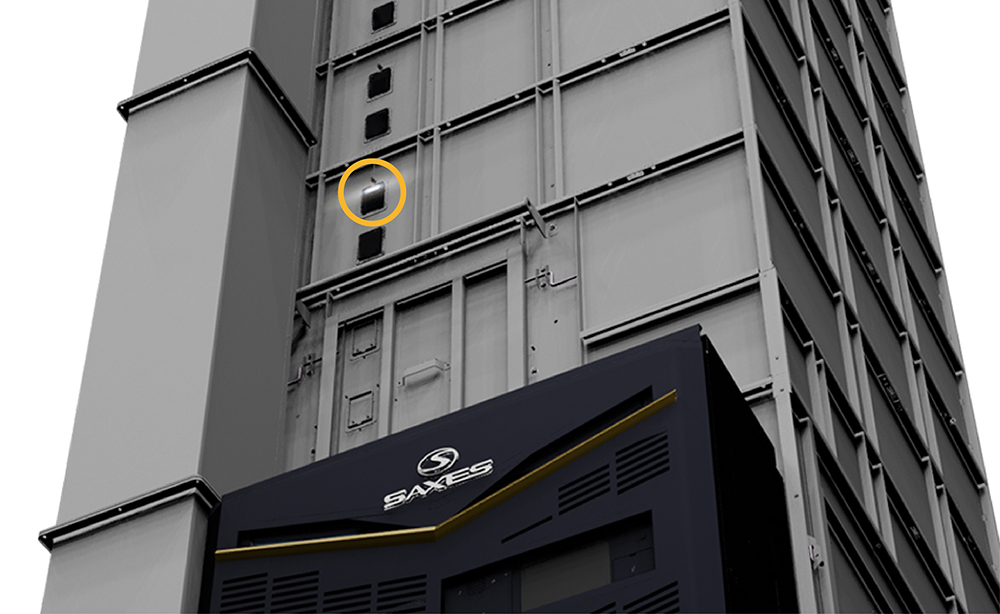 張り込み量センサのLED