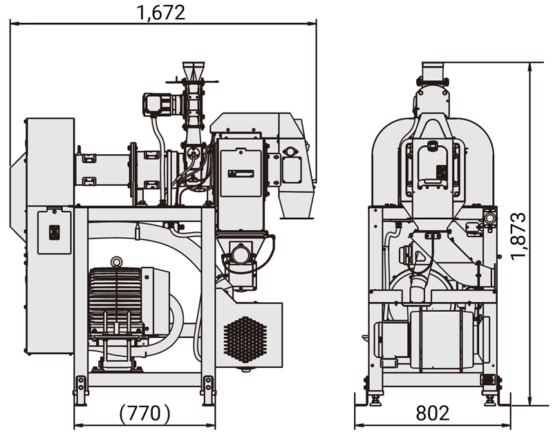 ☆★ドリパケ 最高の樹脂パケ サーボ付き★☆ 樹脂表面処理機 PBA25B｜サタケ