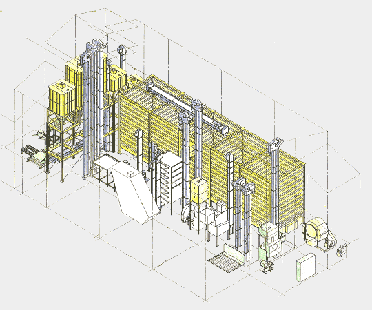 大豆乾燥調製施設｜サタケ